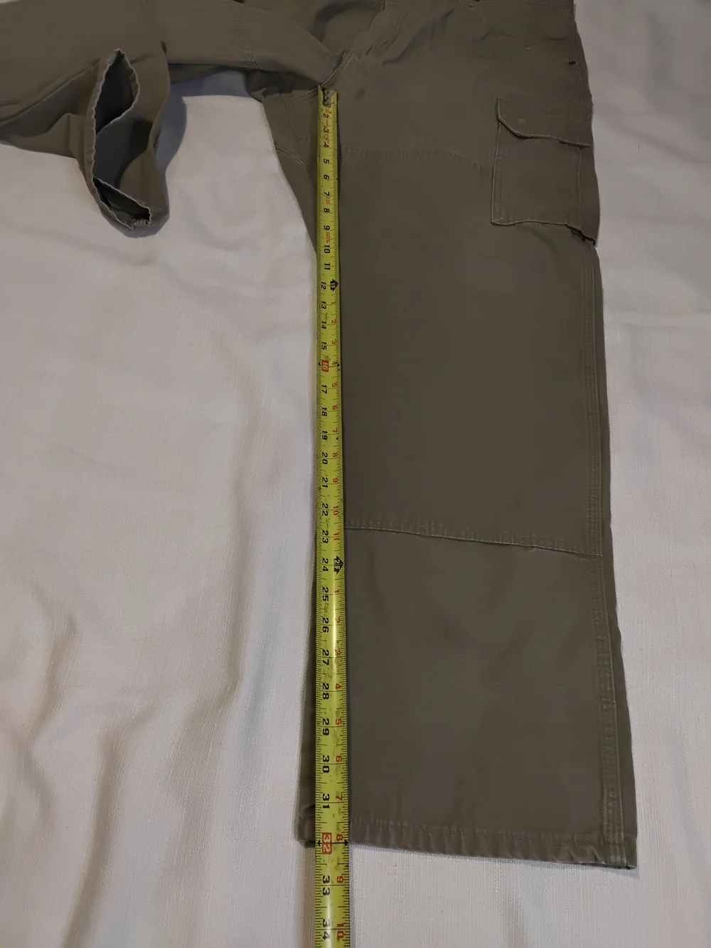 Wrangler Riggs Workwear Men's Cargo Pants in Olive-Taupe Sz 40x32.